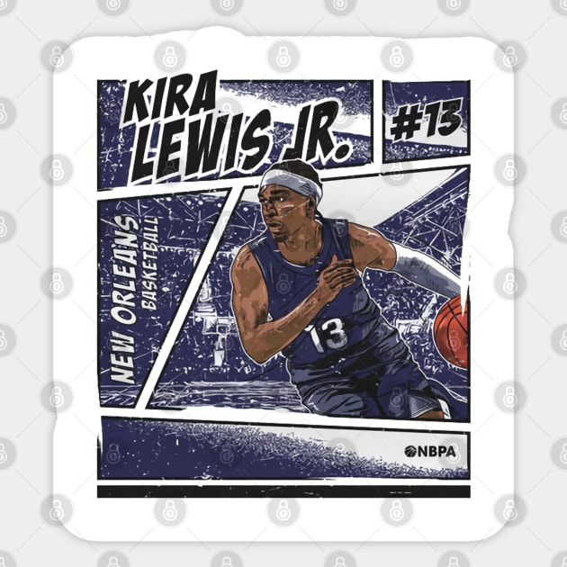 Kira Lewis Jr. New Orleans Comic Sticker by Buya_Hamkac